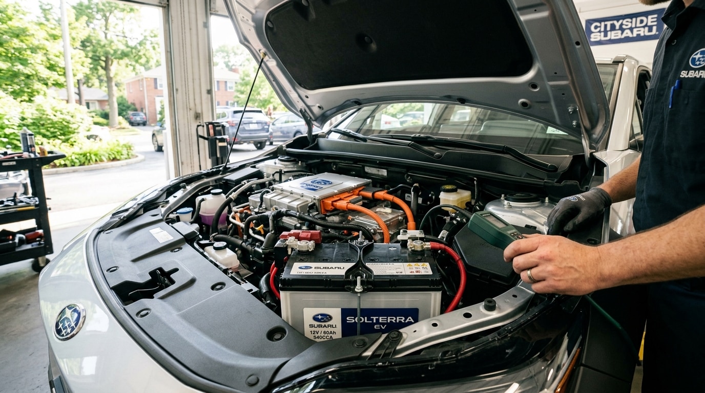 2026 Subaru 12-Volt Battery Service in Boston