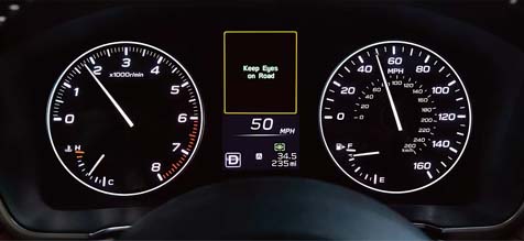 subaru driverfocus distraction mitigation system