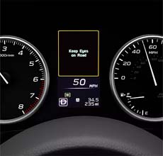 subaru driverfocus distraction mitigation system