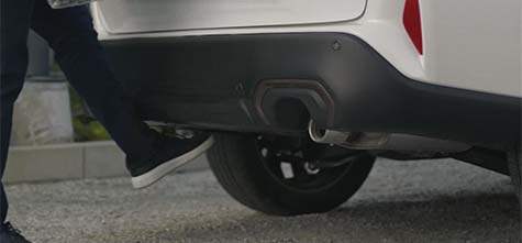 available hands-free power rear gate