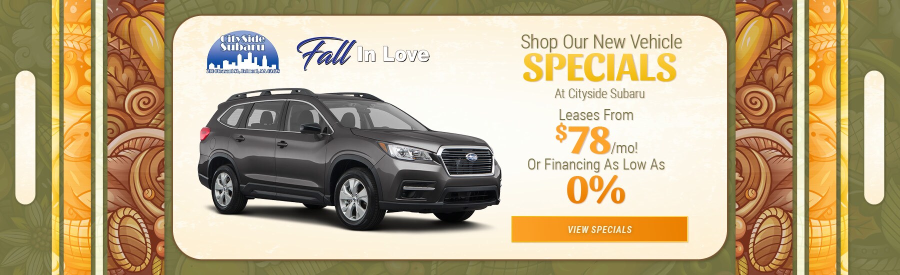 Greater Boston Subaru Dealer Cityside Subaru Serving Cambridge