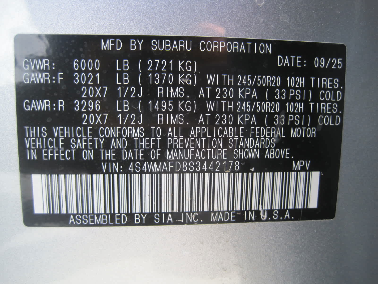 2025 Subaru Ascent Onyx Edition-Premium - Photo 13