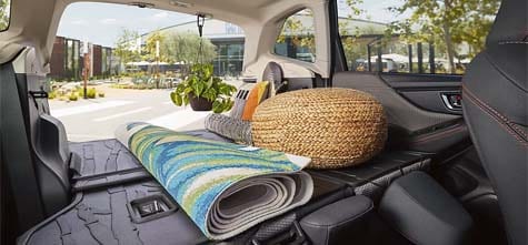 plenty of cargo room with extra-wide rear gate opening