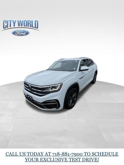 Certified 2020 Volkswagen Atlas Cross Sport SE w/Tech R-Line with VIN 1V26E2CA3LC227633 for sale in Bronx, NY