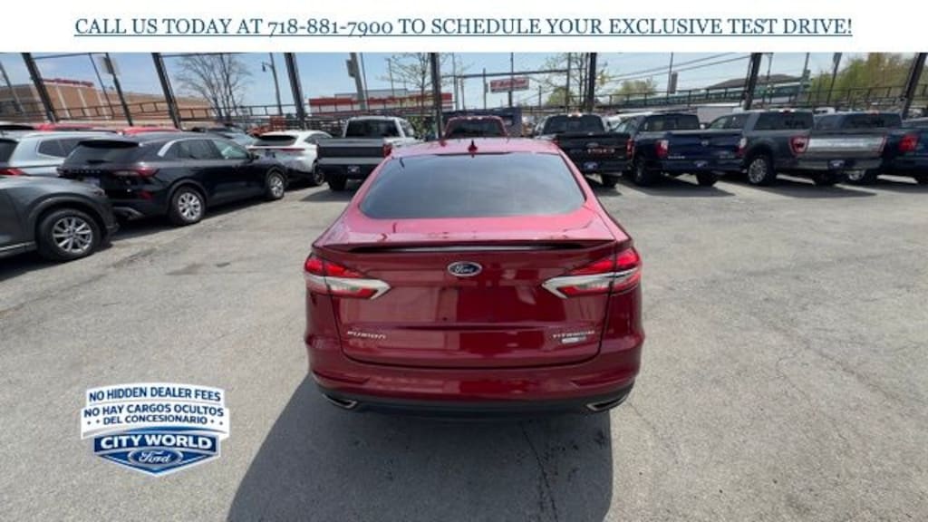 Certified 2019 Ford Fusion Titanium Sedan