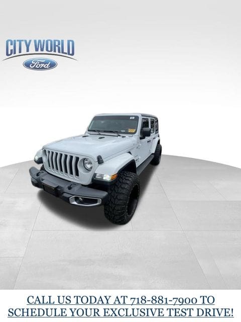 Certified 2020 Jeep Wrangler Unlimited Sahara with VIN 1C4HJXEN8LW317880 for sale in Bronx, NY