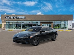 2026 Hyundai Elantra Hybrid Blue Sedan