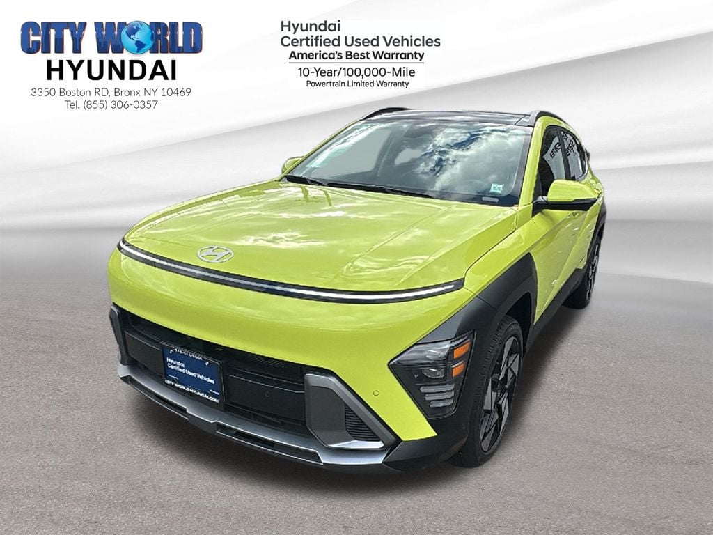Certified 2024 Hyundai Kona Limited SUV