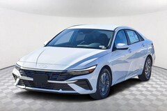 2026 Hyundai Elantra Hybrid Blue Sedan