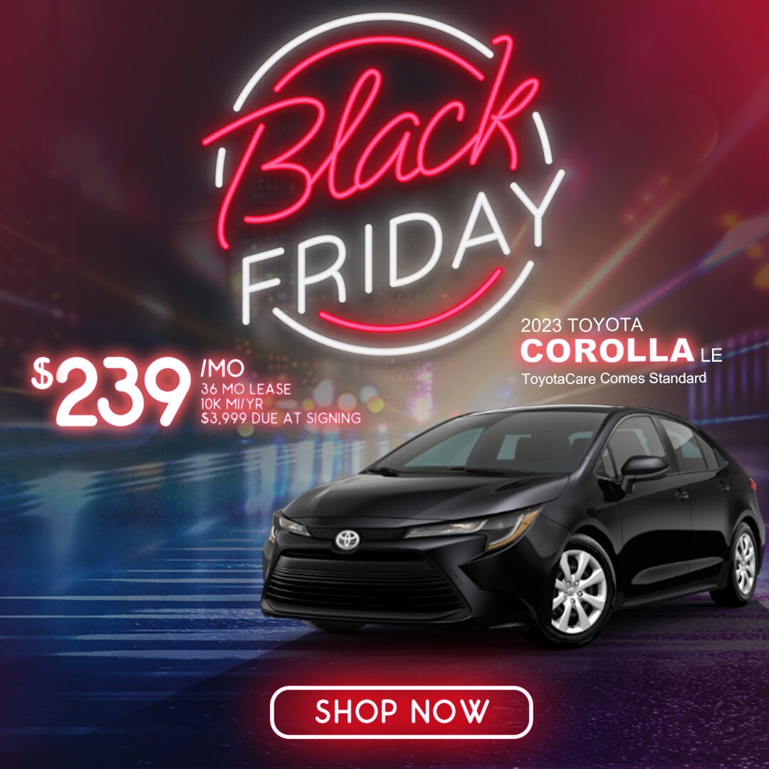 Black Friday Sale All Month Long! City World Toyota | City World Toyota