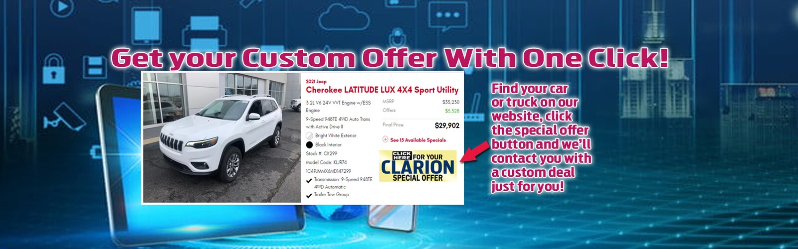 Clarion Chrysler Dodge Jeep Ram New and Used Vehicles