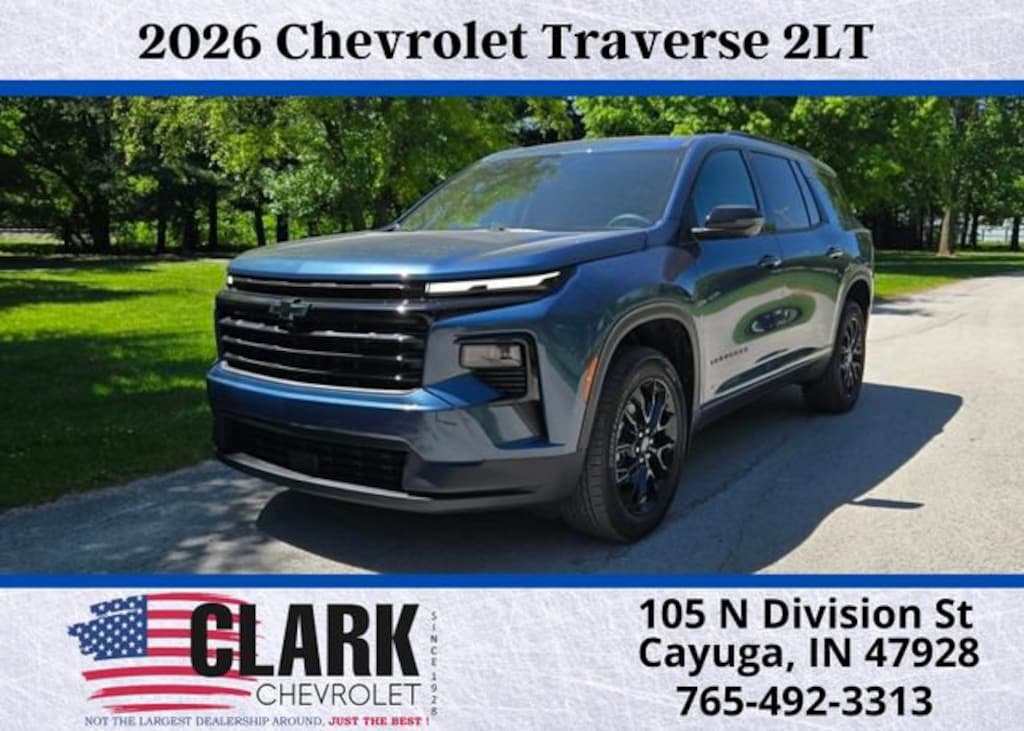New 2026 Chevrolet Traverse LT SUV
