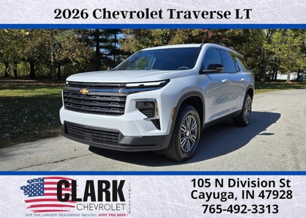 New 2026 Chevrolet Traverse LT SUV
