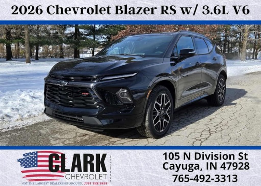 New 2026 Chevrolet Blazer RS SUV