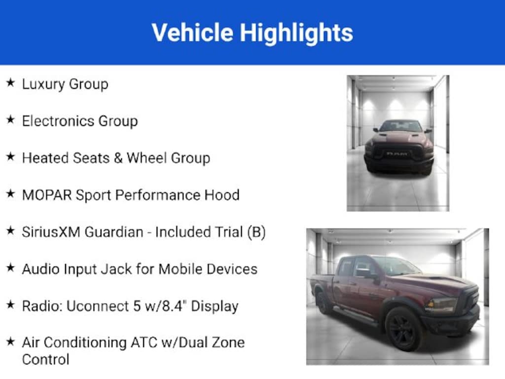 Used 2022 Ram 1500 Classic Warlock Truck
