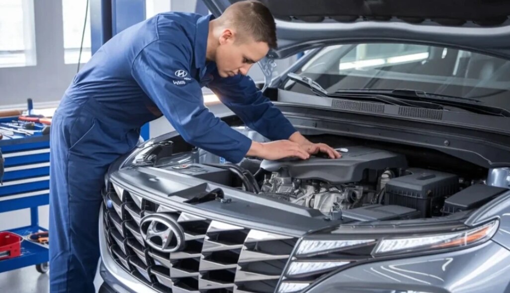 Hyundai winter service at Clark Hyundai in Kalispell, Montana