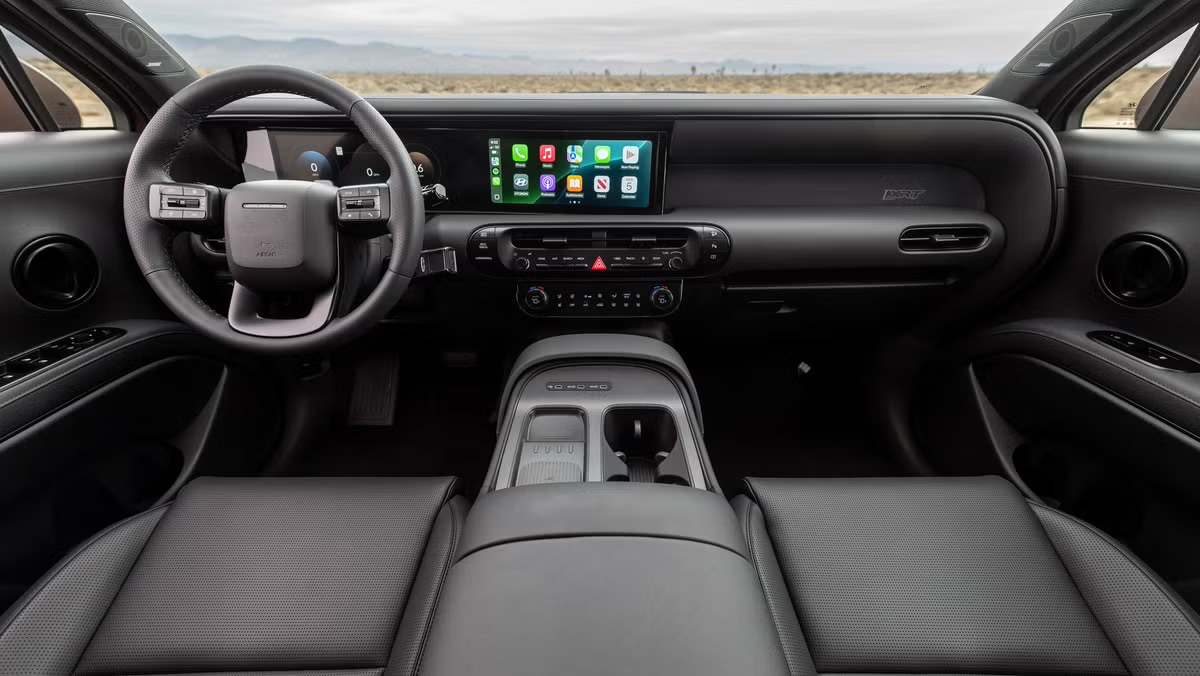 2026 Hyundai Palisade interior and three-row seating at Clark Hyundai