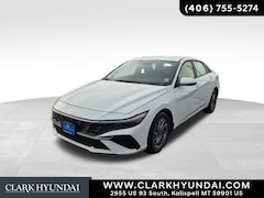 2026 Hyundai Elantra Hybrid Blue Sedan