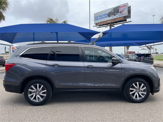 Certified 2022 Honda Pilot EX-L with VIN 5FNYF5H55NB009865 for sale in Pharr, TX