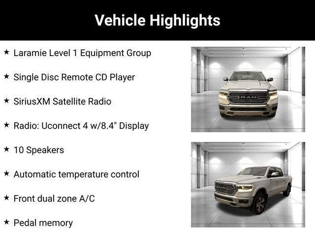 Used 2019 RAM Ram 1500 Pickup Laramie with VIN 1C6SRFJT6KN697519 for sale in Kalispell, MT