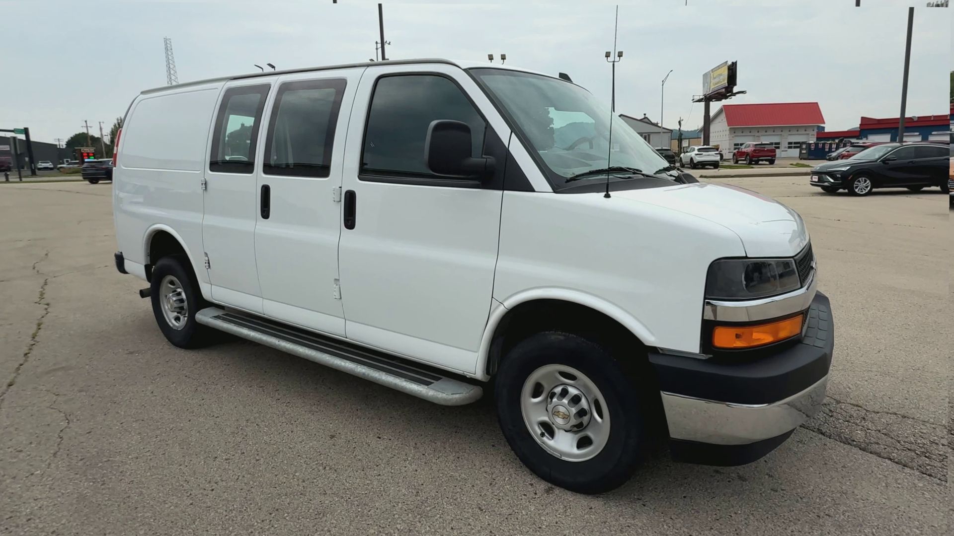 Used 2023 Chevrolet Express Cargo Work Van with VIN 1GCWGAFP9P1176968 for sale in La Crosse, WI