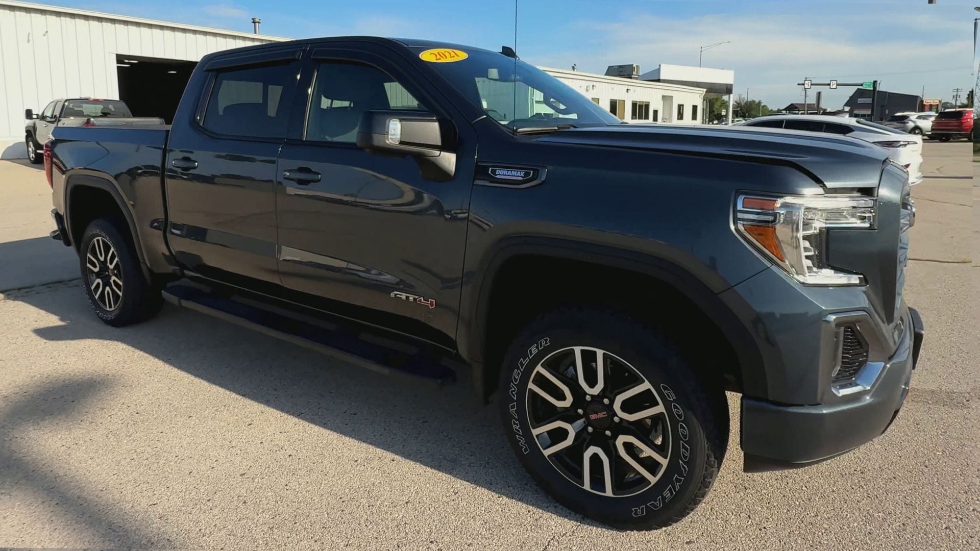 Used 2021 GMC Sierra 1500 AT4 with VIN 1GTU9EET3MZ363031 for sale in La Crosse, WI