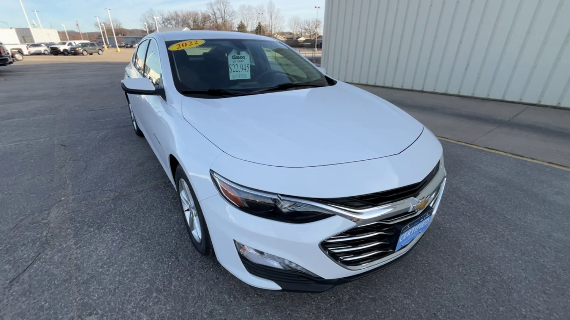 Certified 2022 Chevrolet Malibu 1LT with VIN 1G1ZD5ST0NF149845 for sale in La Crosse, WI