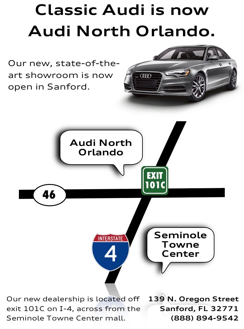 Classic Audi Has Moved Audi North Orlando