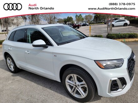 Featured new 2024 Audi Q5 e Premium Plus SUV for sale in Sanford, FL, near Orlando, FL.