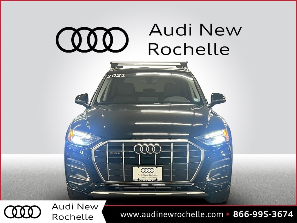 Certified 2021 Audi Q5 Premium with VIN WA1AAAFY6M2002957 for sale in New Rochelle, NY