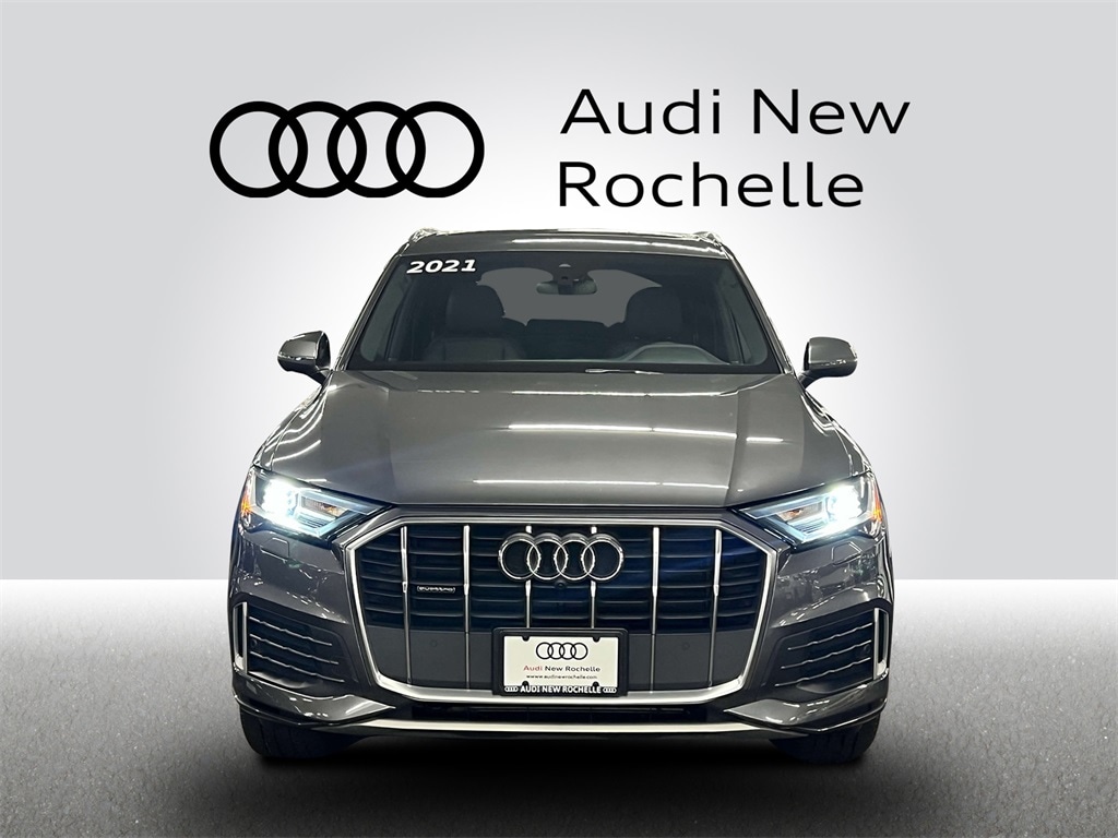 Certified 2021 Audi Q7 Premium with VIN WA1AJAF70MD028952 for sale in New Rochelle, NY