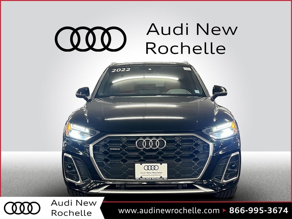 Certified 2022 Audi Q5 Premium with VIN WA1GAAFY0N2033326 for sale in New Rochelle, NY