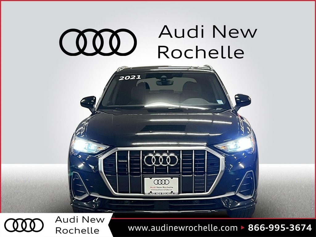 Certified 2021 Audi Q3 S Line Premium with VIN WA1DECF30M1115097 for sale in New Rochelle, NY