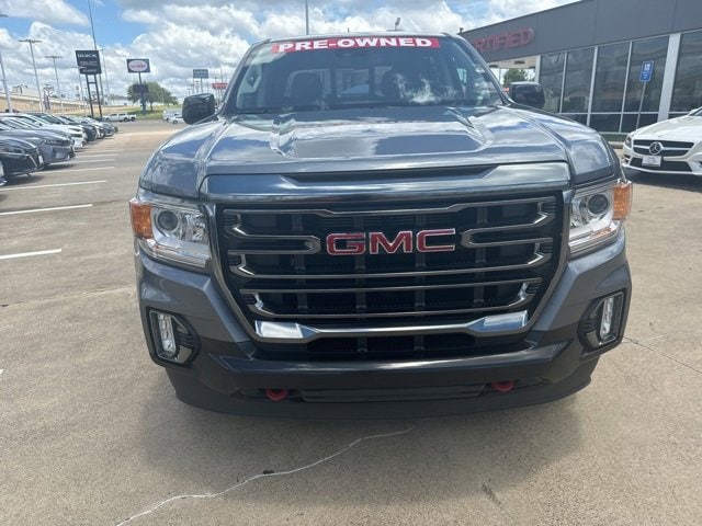 Used 2021 GMC Canyon AT4 with VIN 1GTG6FENXM1170323 for sale in Texarkana, TX