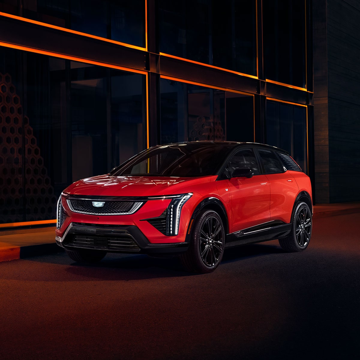 Red 2025 Cadillac OPTIQ