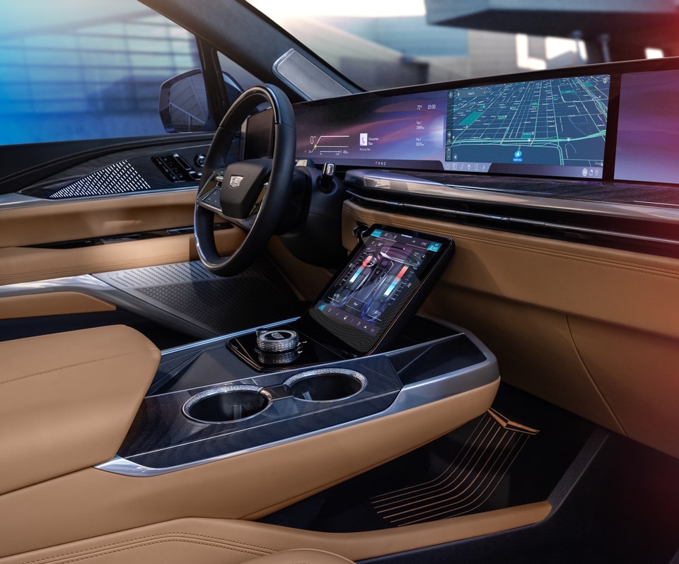 Interior view of 2025 Cadillac Escalade IQ