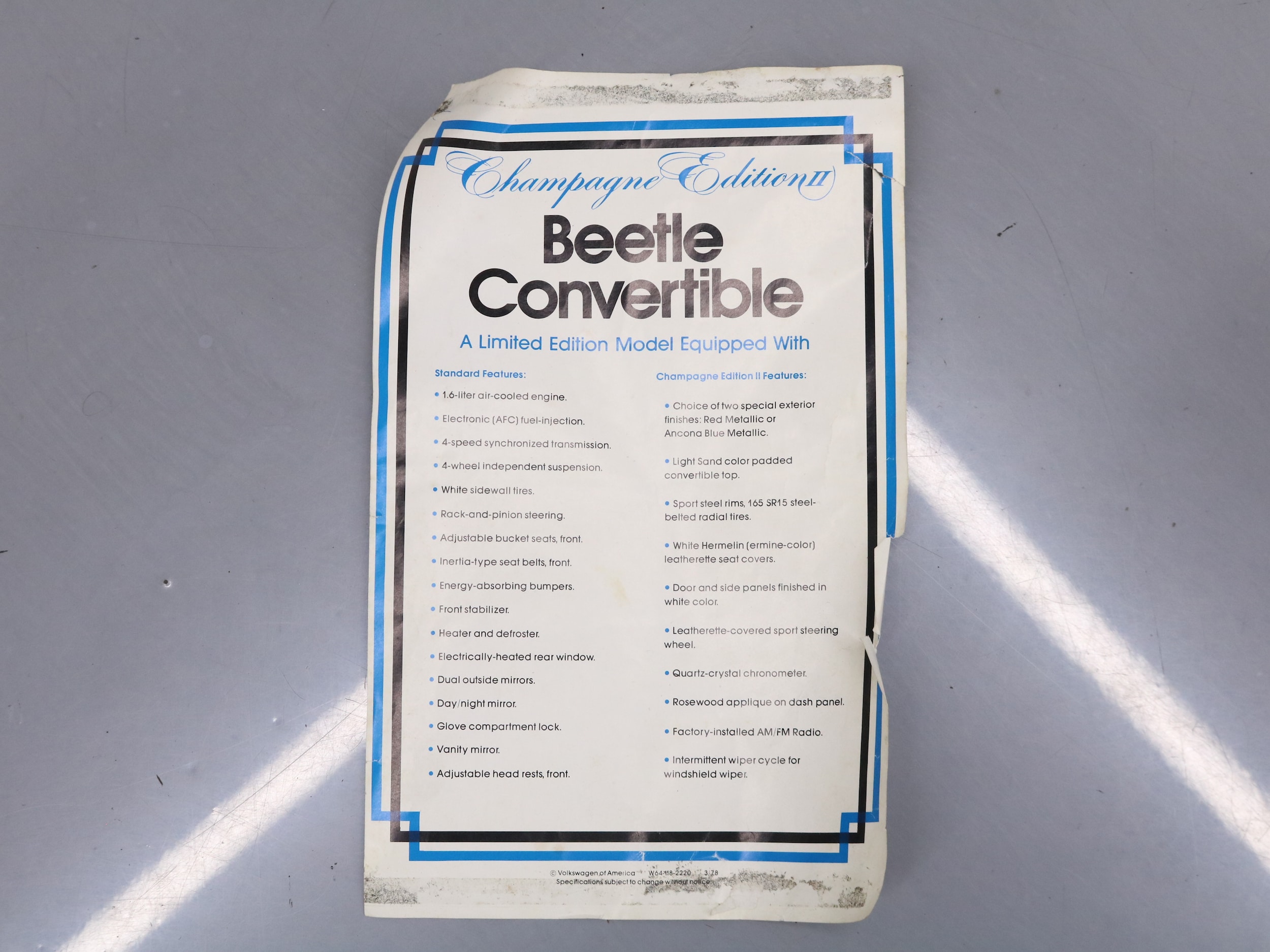 1978 Volkswagen Super Beetle 72