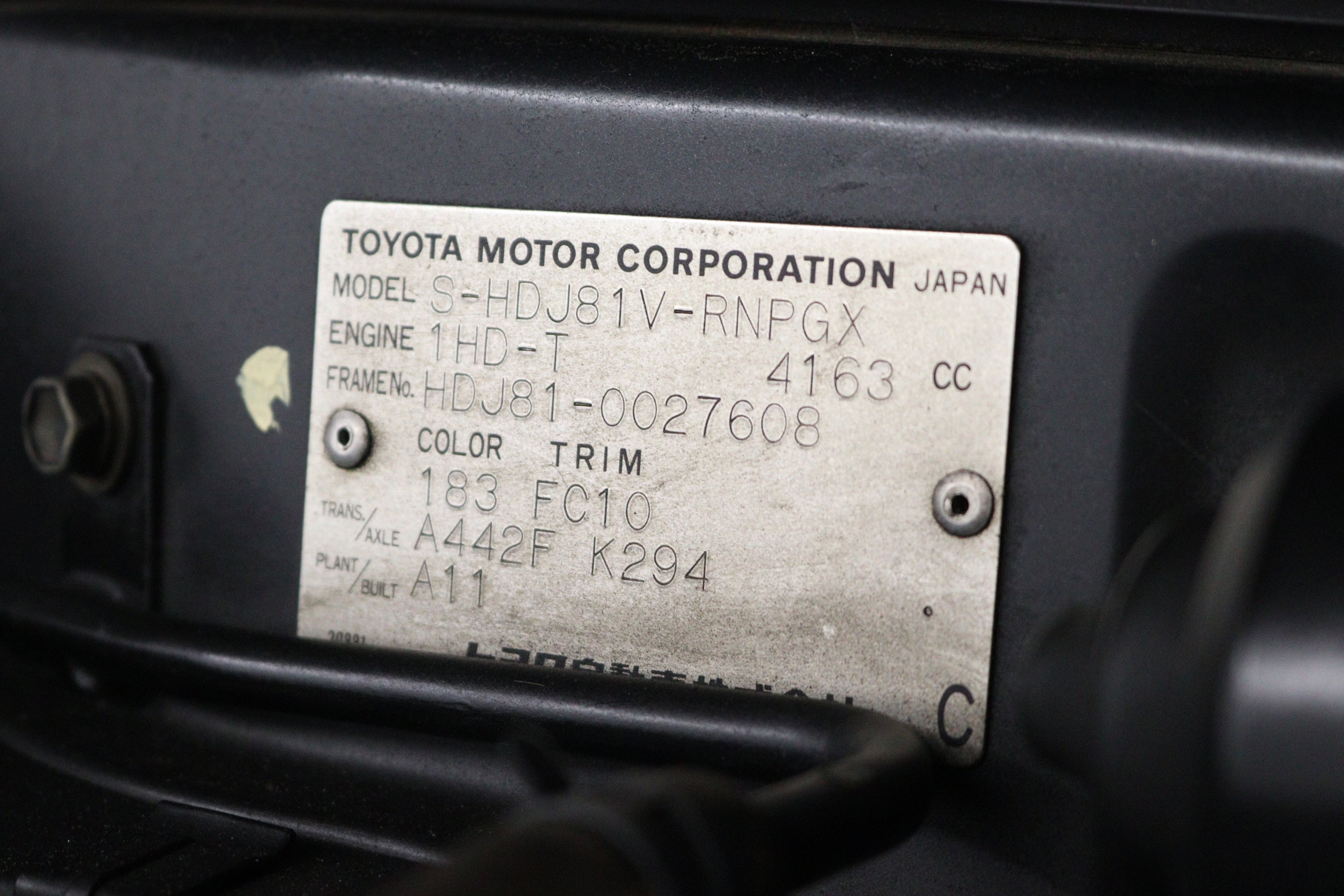 1992 Toyota Landcruiser 81