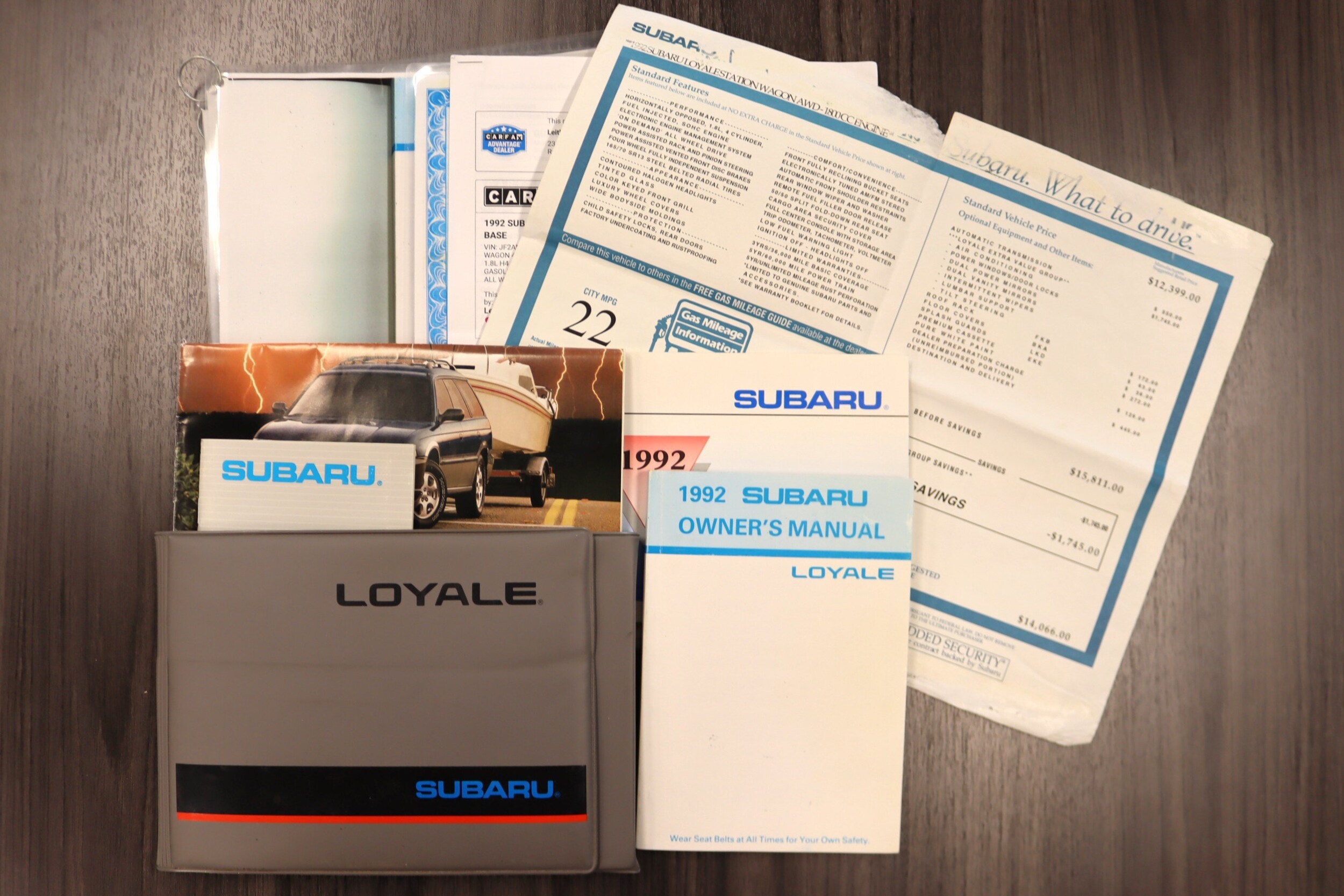 1992 Subaru Loyale 116