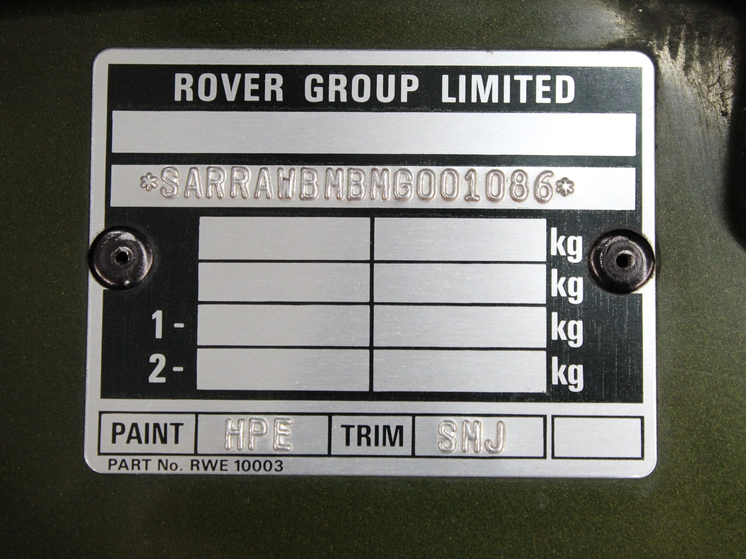 1994 Rover MG RV8 48