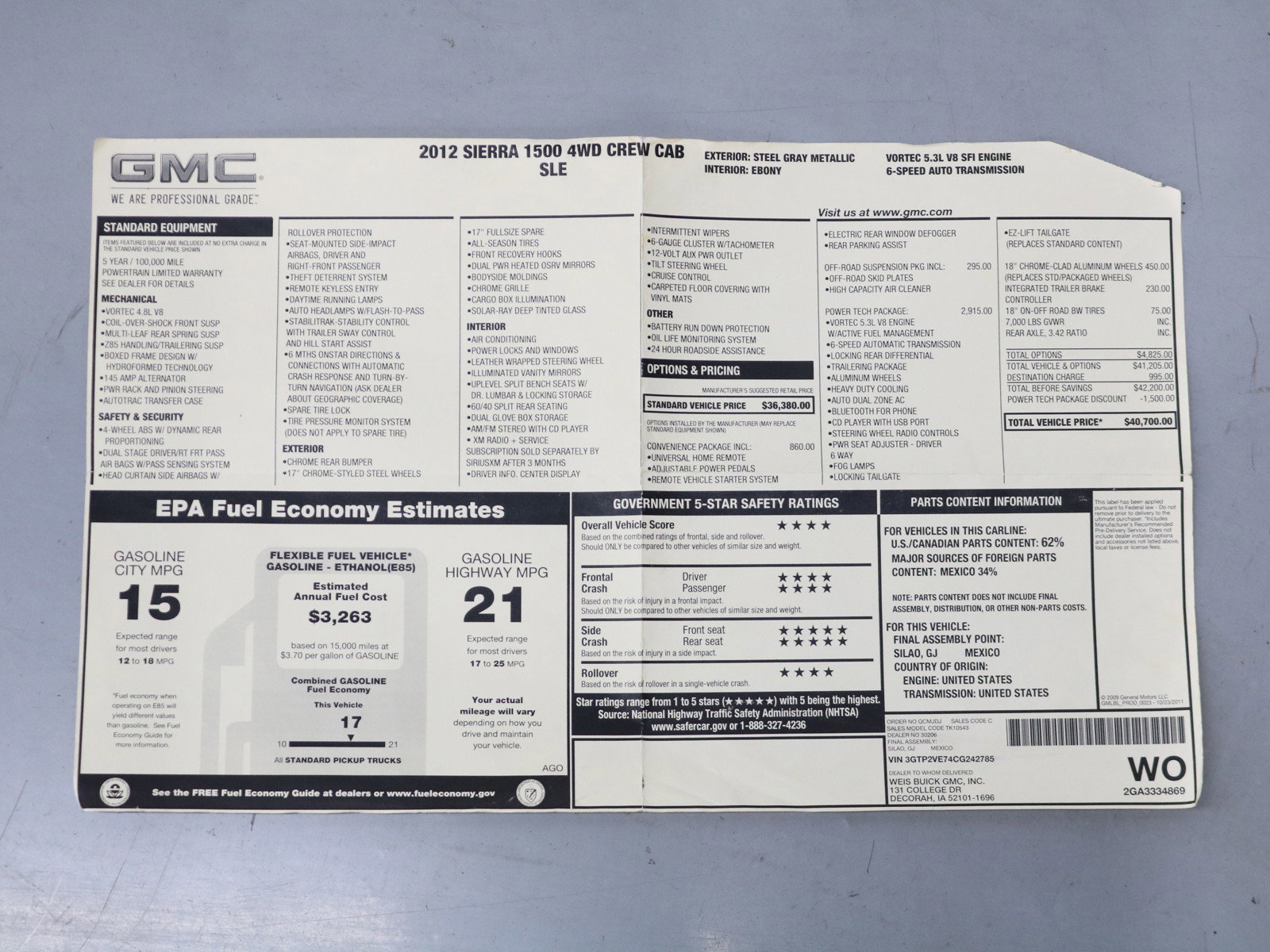 2012 GMC Sierra 1500 64
