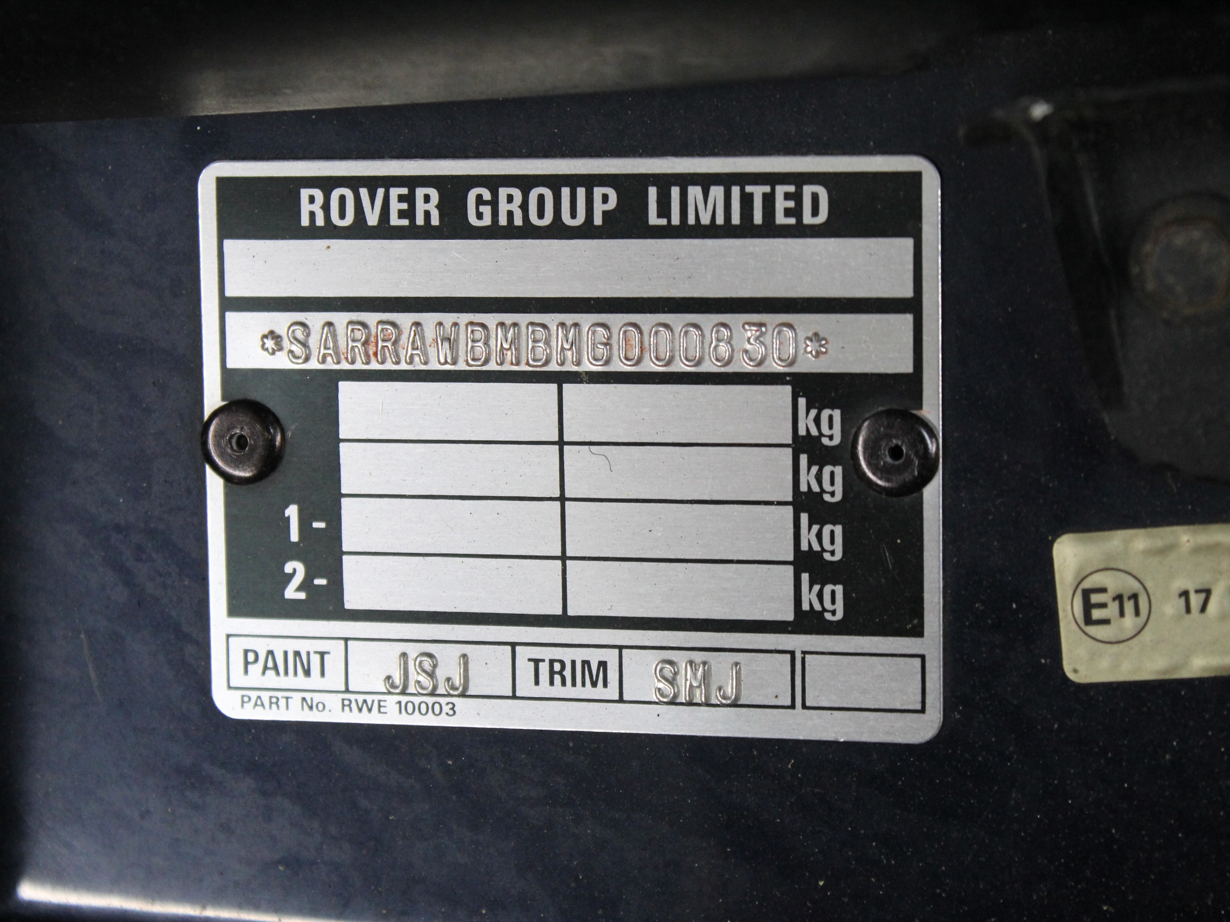 1994 Rover MG RV8 47