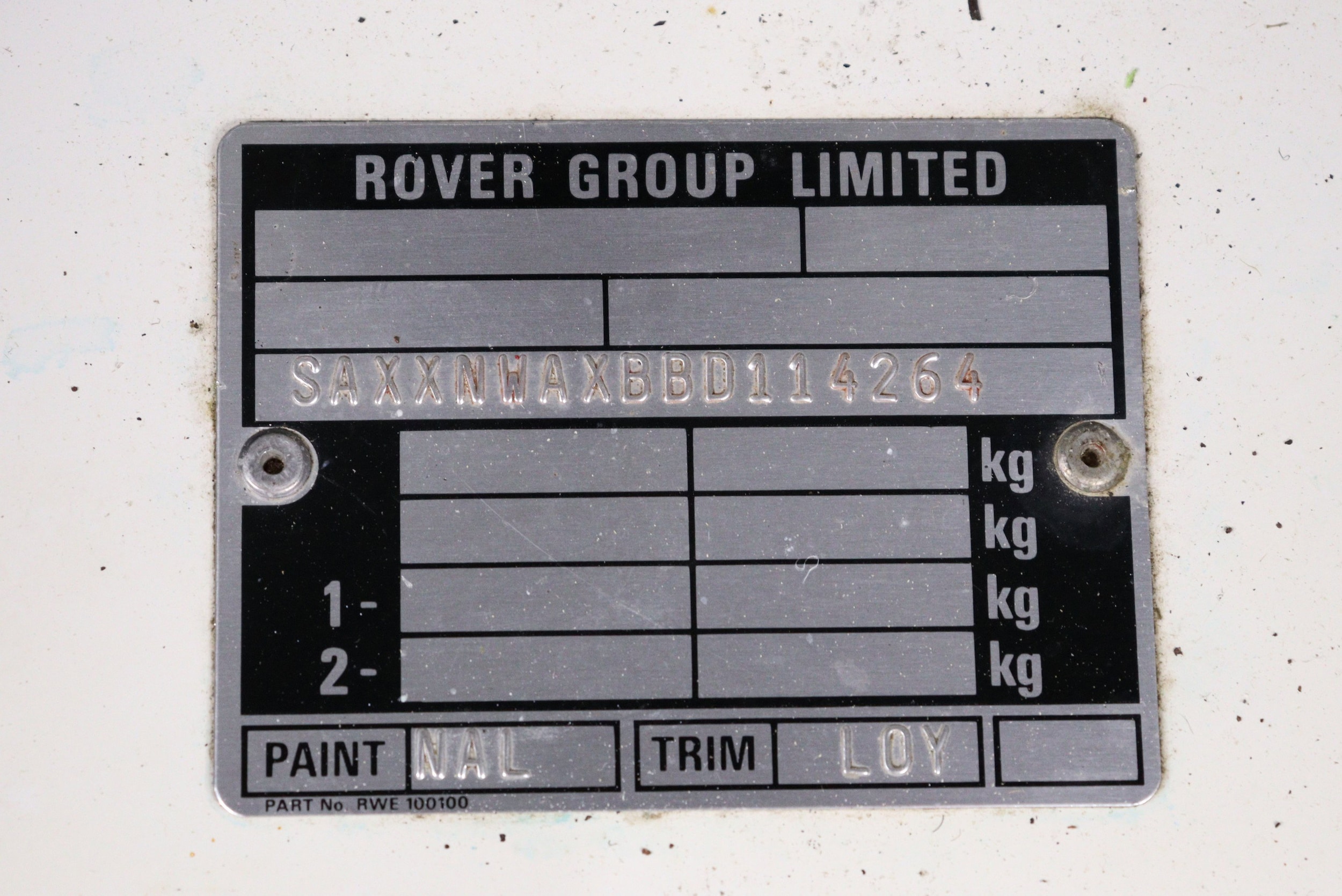 1995 Rover Mini 58