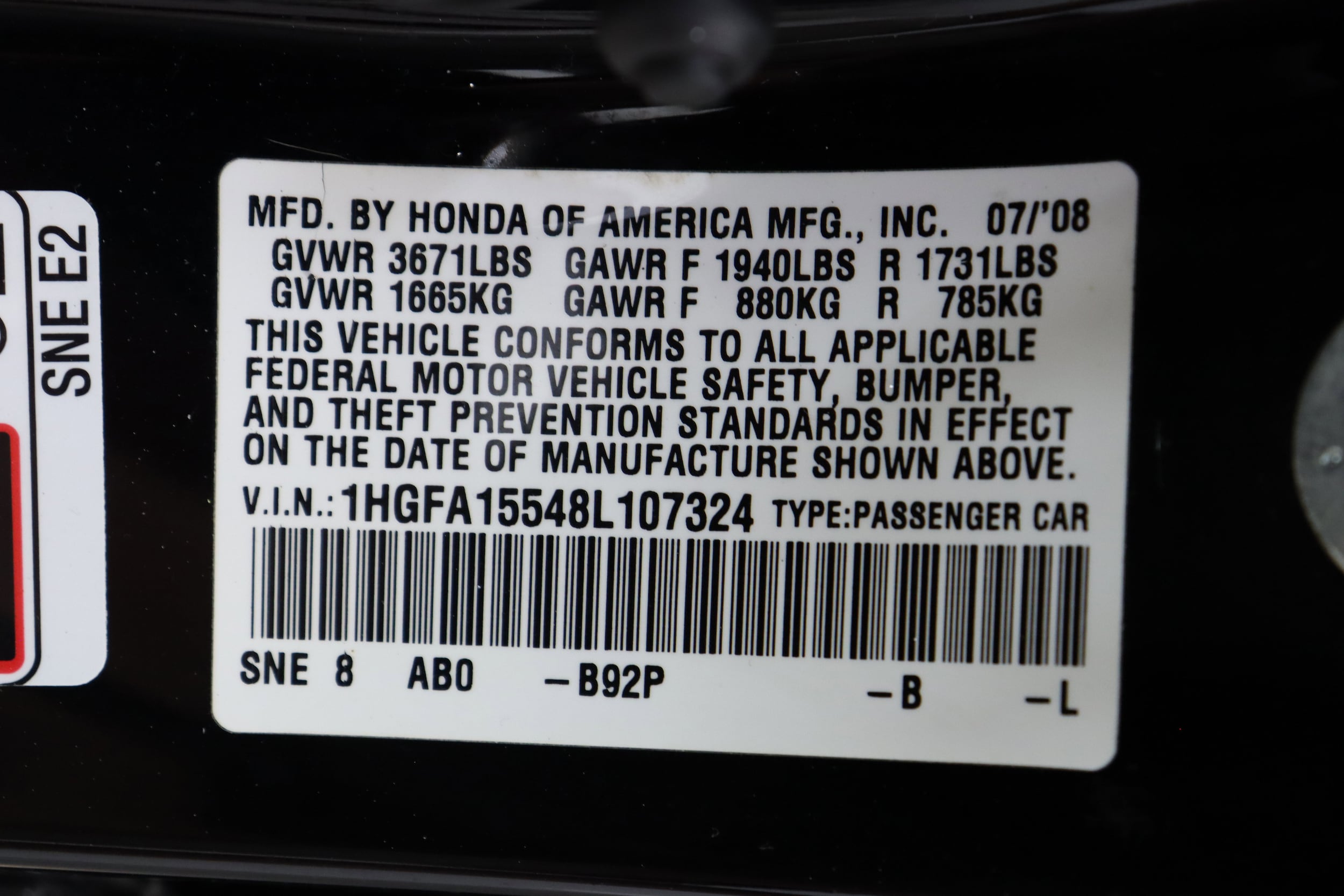 2008 Honda Civic 57