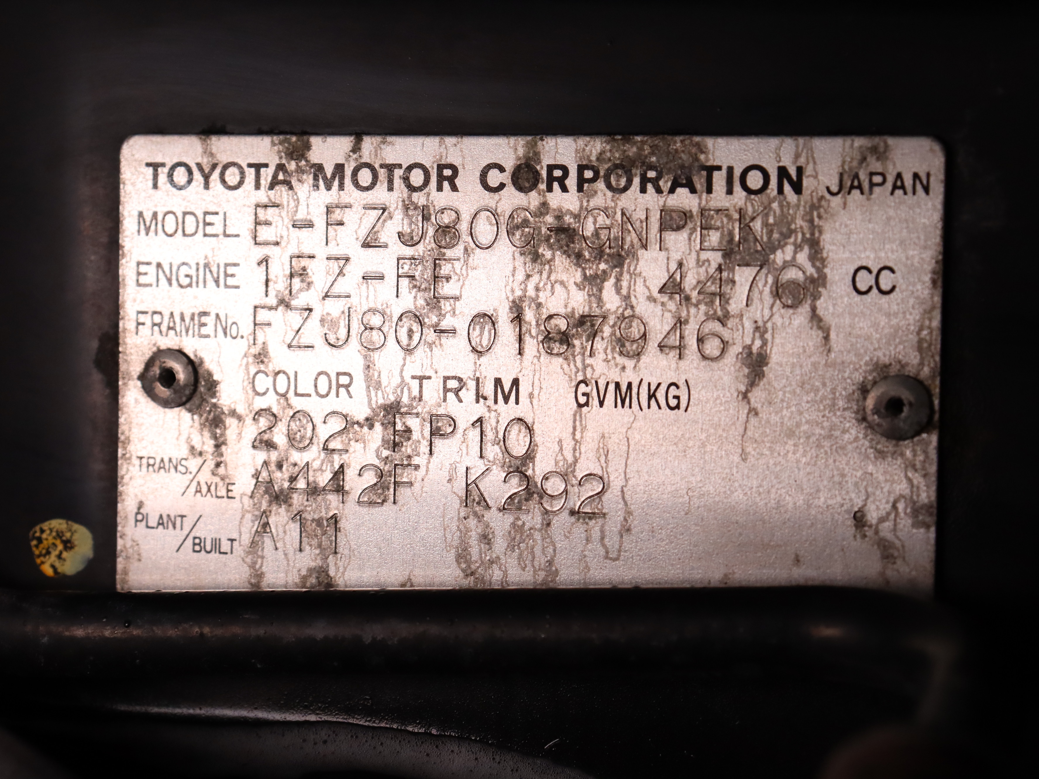 1997 Toyota Land Cruiser 55