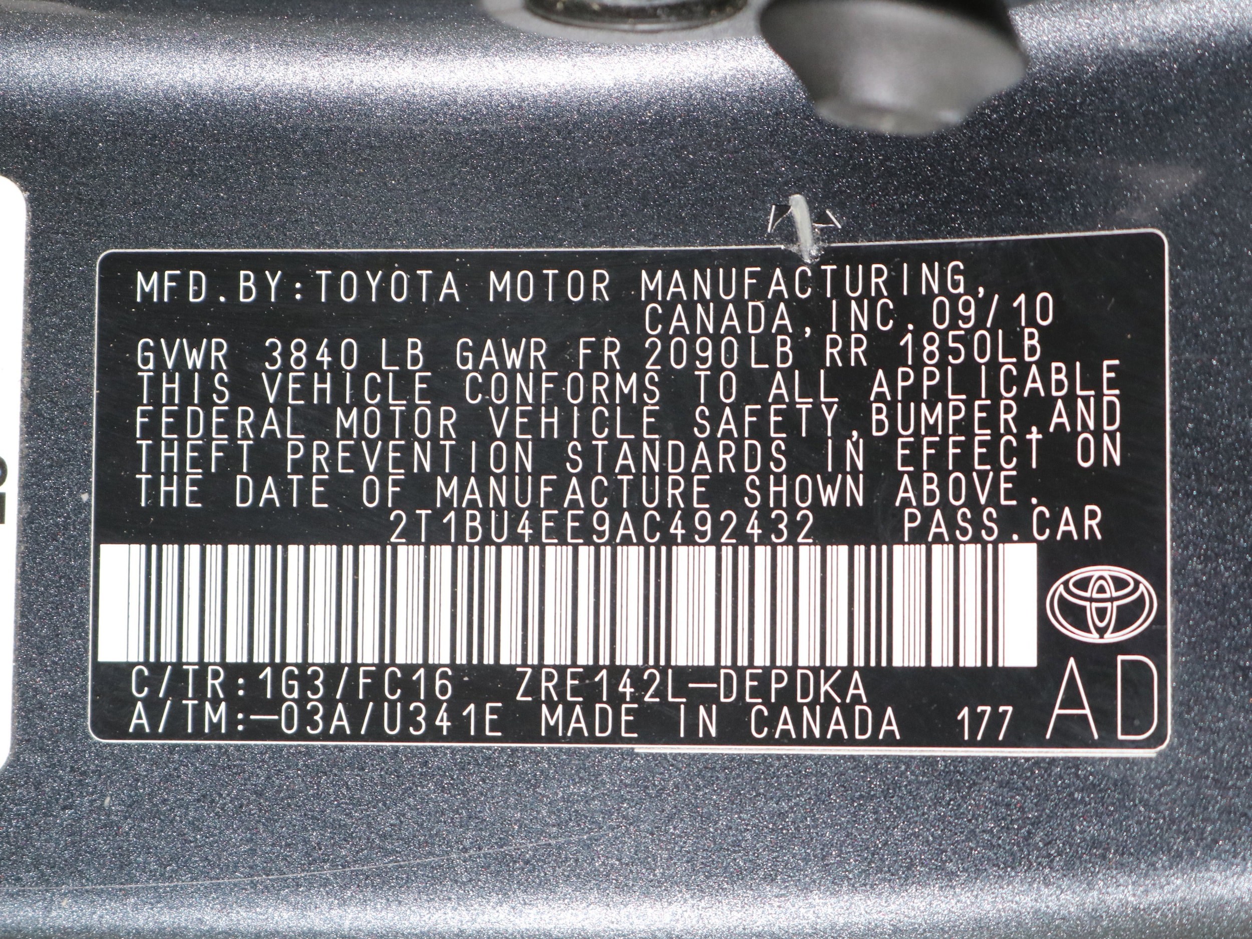 2010 Toyota Corolla 60