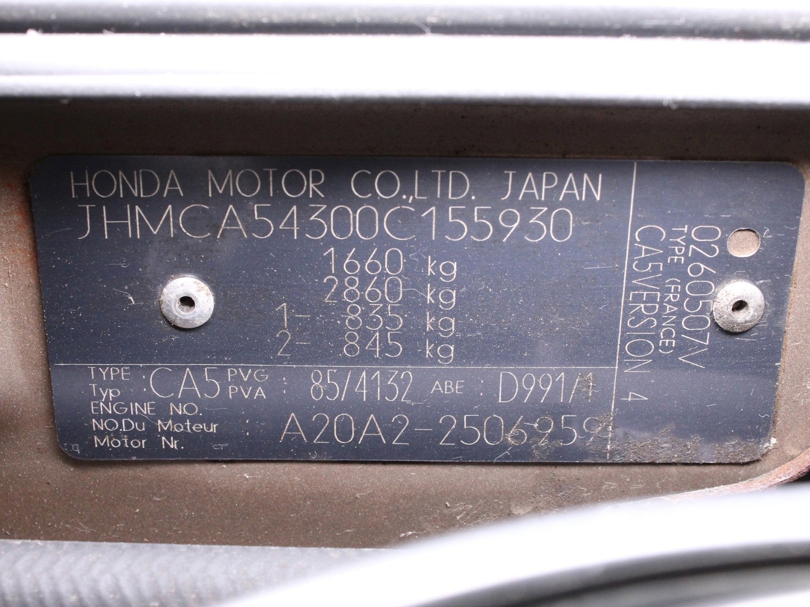 1987 Honda Accord 50