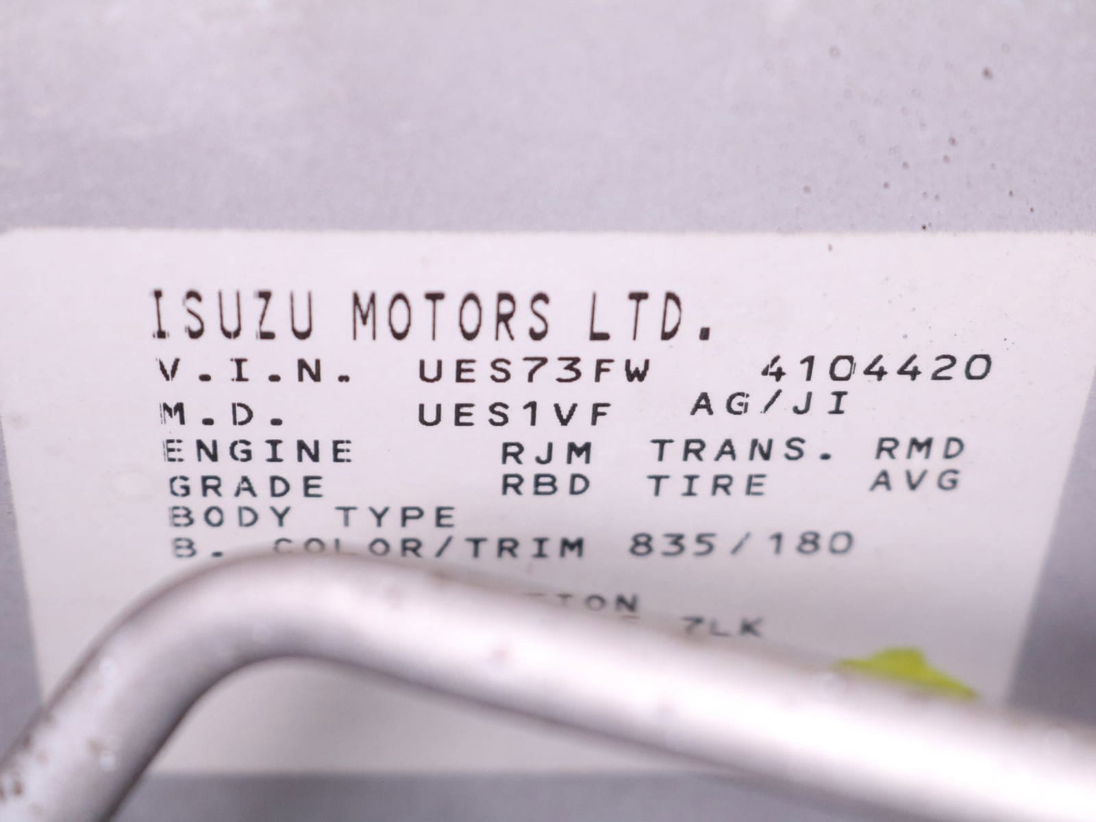 1998 Isuzu Wizard 60