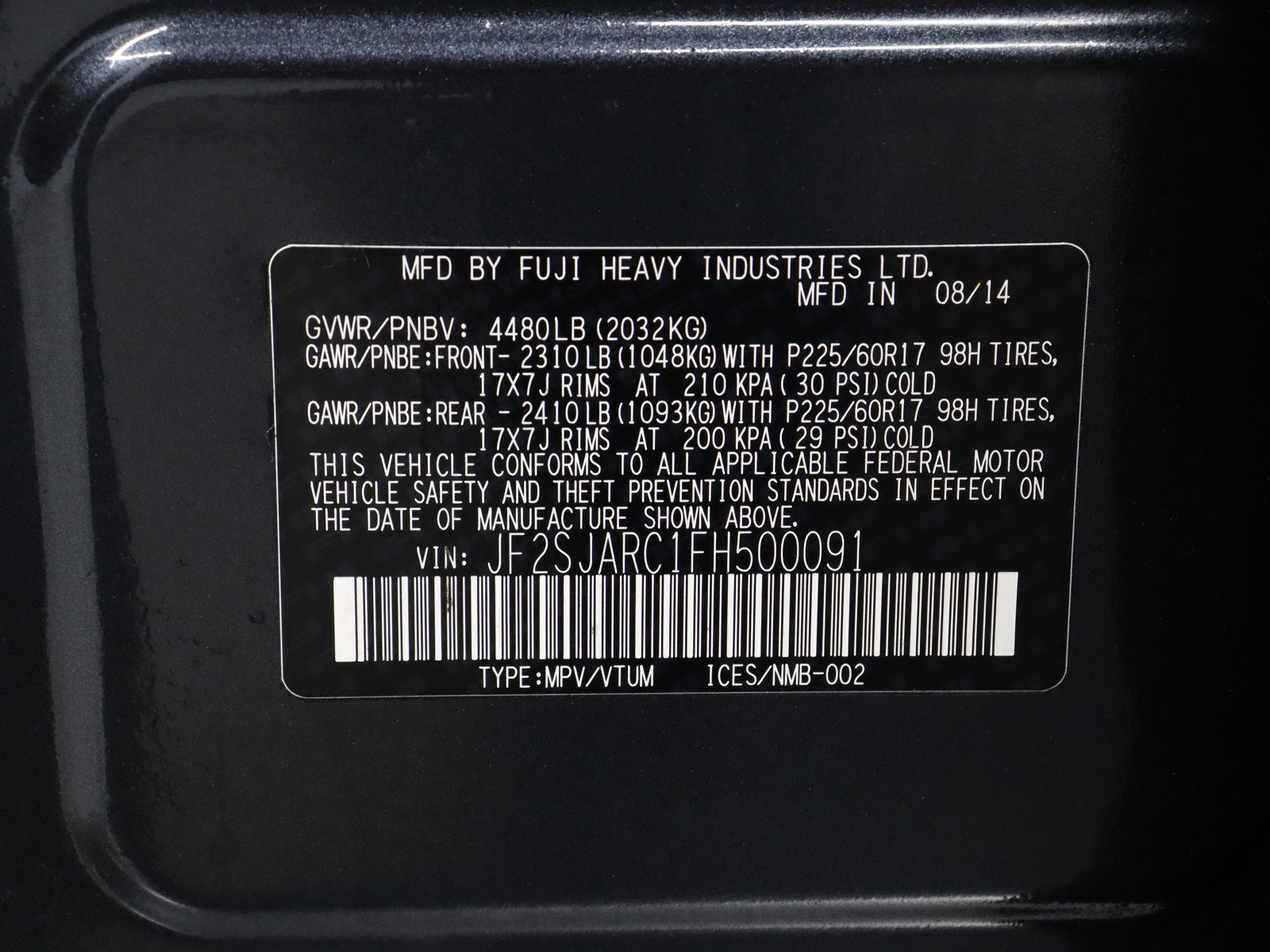 2015 Subaru Forester 59
