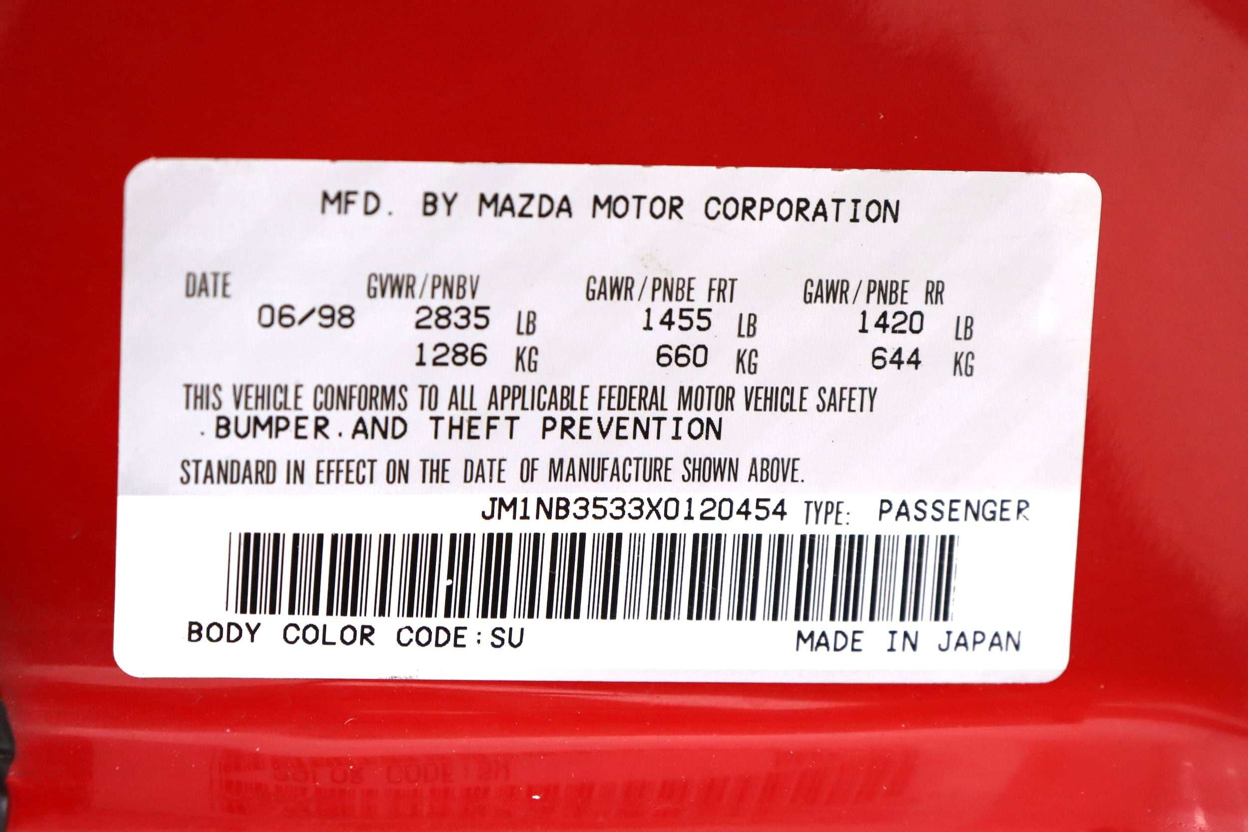 1999 Mazda MX-5 Miata 65